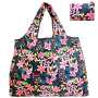 custom eco friendly grocery waterproof polyester reusable foldable tote shopping bag