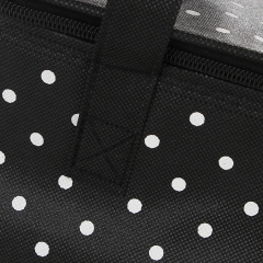 Portable OEM Eco-friendly Reusable Grocery Picnic Zipper Cooler Bag Keep Warm Or Cool For Food