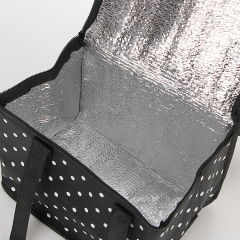 Portable OEM Eco-friendly Reusable Grocery Picnic Zipper Cooler Bag Keep Warm Or Cool For Food