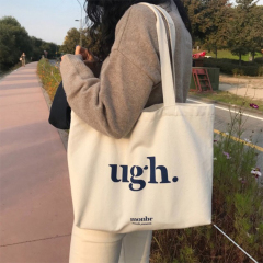 Wholesale Supplier Cheap Reusable Custom Plain Cotton Canvas Tote Shopping Bag