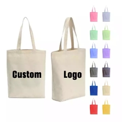 Wholesale Supplier Cheap Reusable Custom Plain Cotton Canvas Tote Shopping Bag