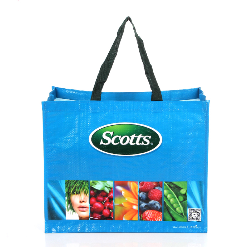 Wholesale Waterproof Customized Pp Shopping Plastic Woven Bag Grocery Bag for Supermarket