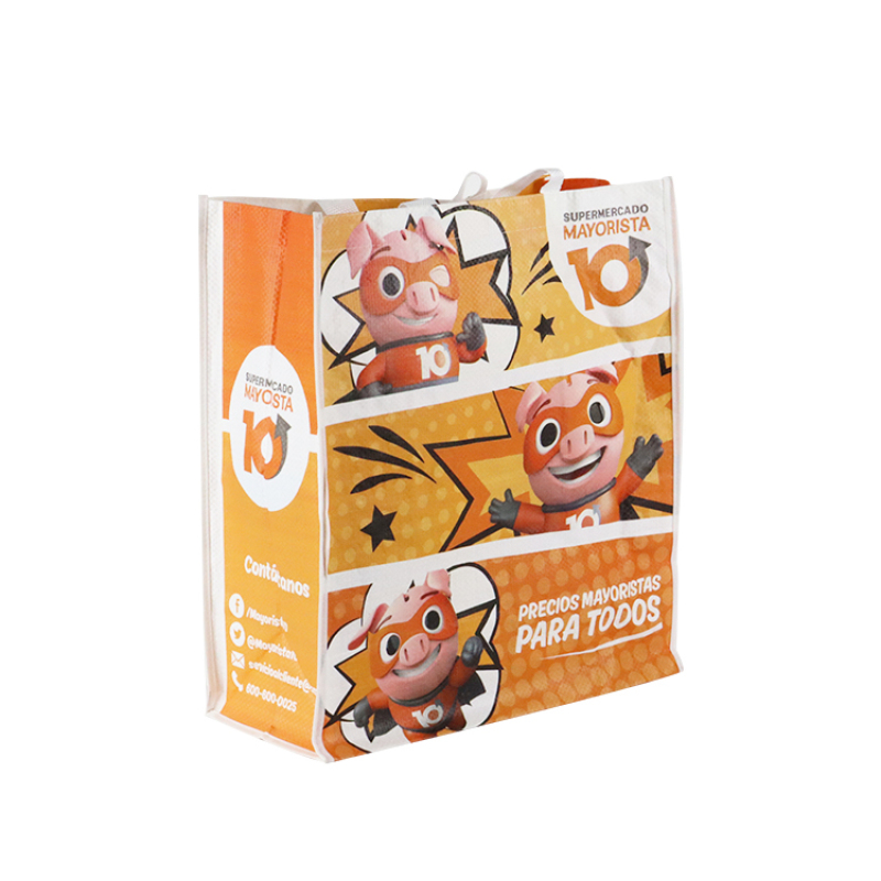 Wholesale Reusable Printable Logo Shopping Non Woven Bag Laminated Non-woven Tote Bags