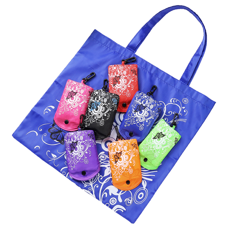Promotion wholesale foldable polyester supermarket shopping  bag