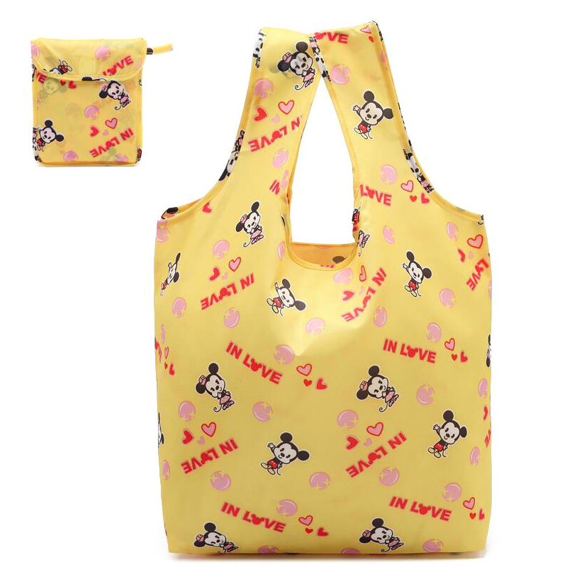 Promotion wholesale foldable polyester supermarket shopping  bag