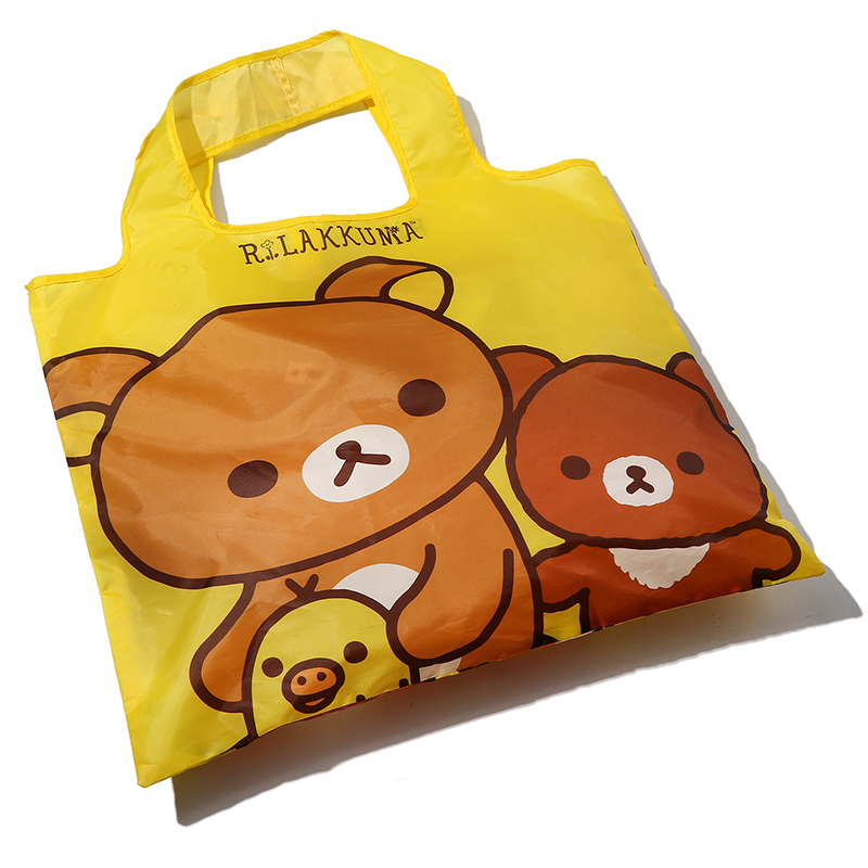 Promotion wholesale foldable polyester supermarket shopping  bag