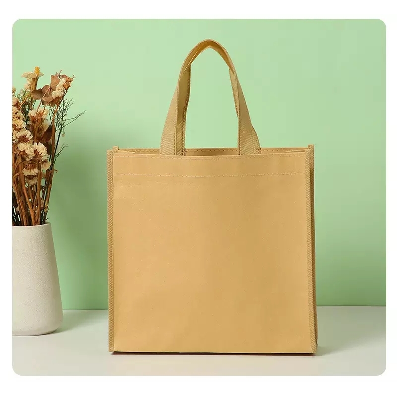 Wholesale reusable custom reusable eco supermarket PP non woven shopping tote bags