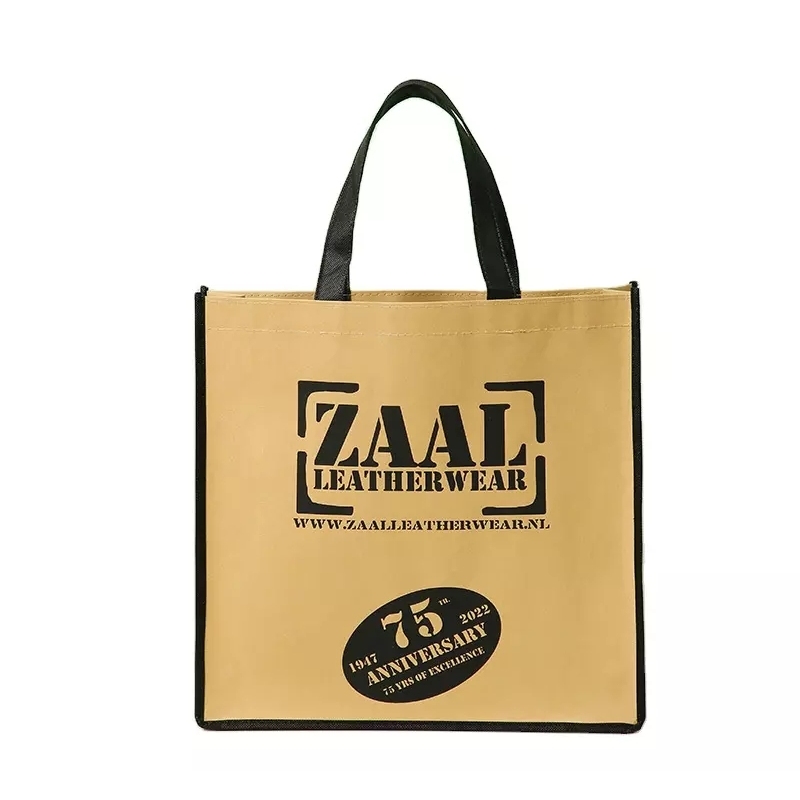 Wholesale reusable custom reusable eco supermarket PP non woven shopping tote bags