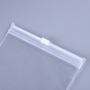 Hot selling custom transparent PVC three-dimensional zipper bag waterproof storage