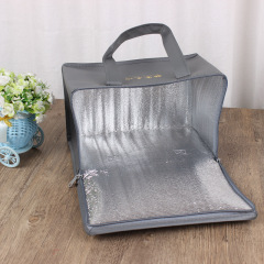 Wholesale cheap promotional picnic custom logo printing non woven insulated cooler tote bag
