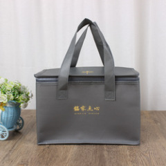 Wholesale cheap promotional picnic custom logo printing non woven insulated cooler tote bag
