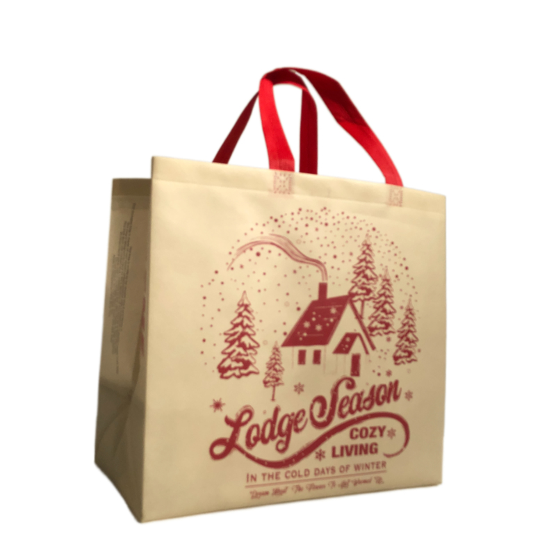 Custom Printed ECO  Friendly Recycle PP Fabric Non Woven Shopping Carry Reusable Grocery Tote Bags with Logo