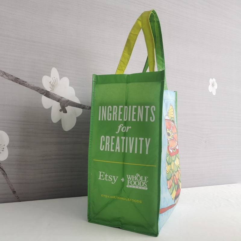 Reusable Eco Friendly Bags Wholesale Custom Printed Shopping Laminated Large Capacity Custom Luxury Pp Non Woven Handle Bags