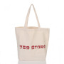 Wholesale   Shopping Bag Plain Organic  100% Cotton Canvas Tote Bag With Custom Logo Printed