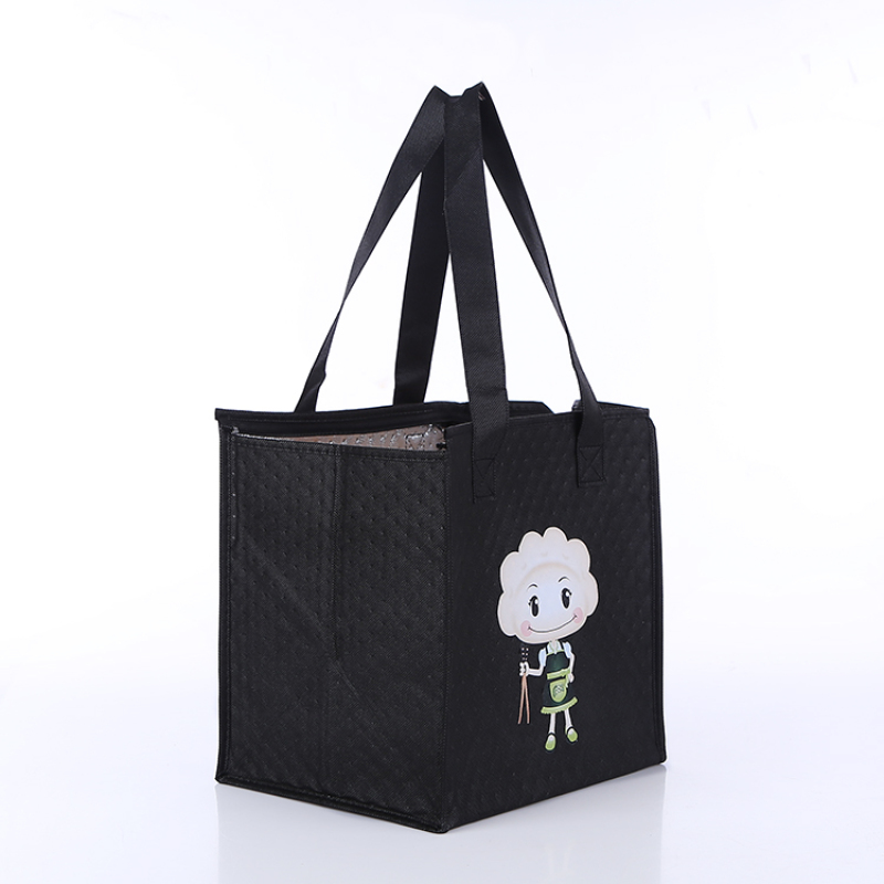 Custom Lunch  Insul Aluminium Insulated Wine Cake Meant Luxury lunch Bag For Office