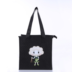 Custom Lunch  Insul Aluminium Insulated Wine Cake Meant Luxury lunch Bag For Office