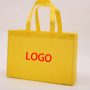 Wholesale free sample stock custom logo eco pp non woven shopping bag tote bag