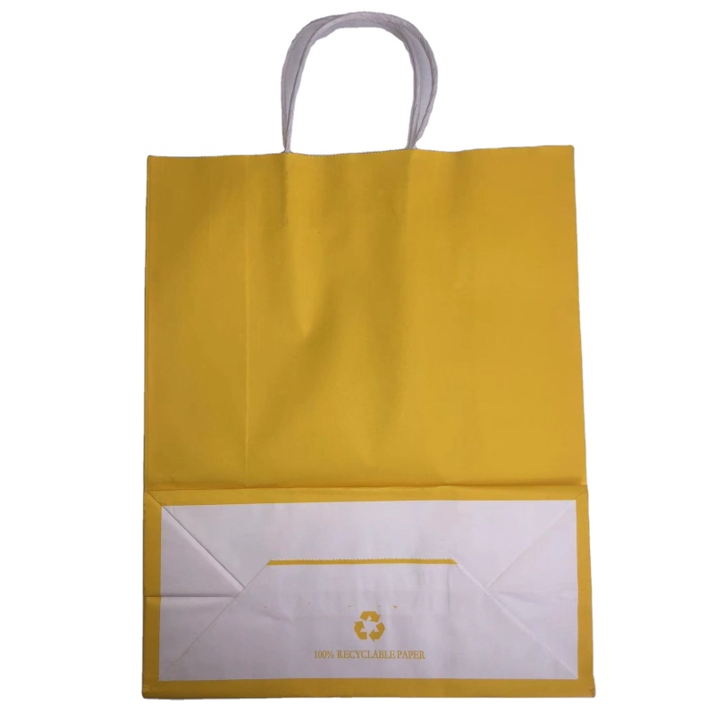 Buy Kraft Paper Bag,Paper Bag With Logo Print,Shopping Bag Product