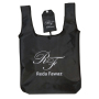 Reusable folding nylon portable grocery bags polyester foldable tote shopping bag with custom logo