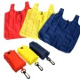 Reusable folding nylon portable grocery bags polyester foldable tote shopping bag with custom logo