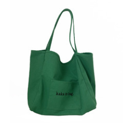 Wholesale high quality reusable custom logo large cotton canvas shopping tote bag