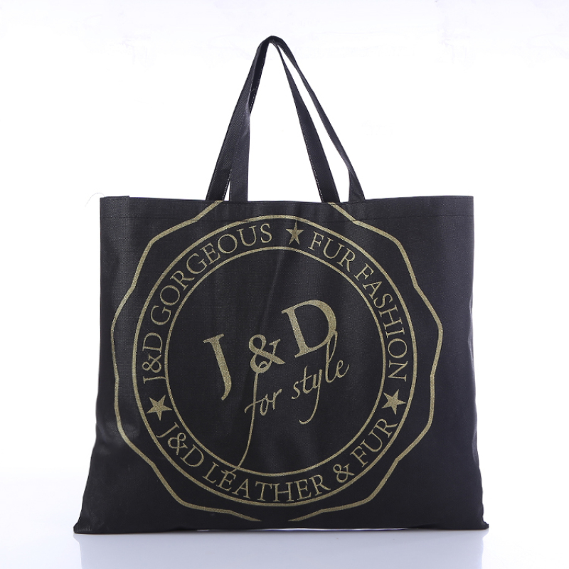 large portable eco friendly reusable pp non woven fabric shopping bag custom logo