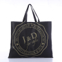 large portable eco friendly reusable pp non woven fabric shopping bag custom logo