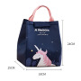 Stock cute unicorn portable school insulated lunch cooler bags for kids
