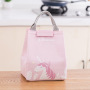 Stock cute unicorn portable school insulated lunch cooler bags for kids