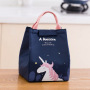 Stock cute unicorn portable school insulated lunch cooler bags for kids