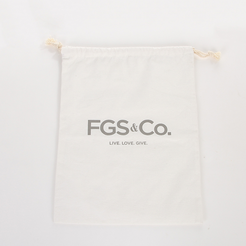 fashion best seller custom printed shopping cotton bag  drawstring bag
