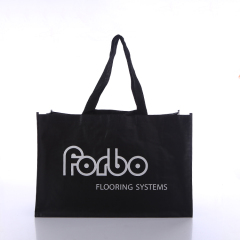 Customized PP  woven Bags with your own logo, Reusable Grocery Bag with handle