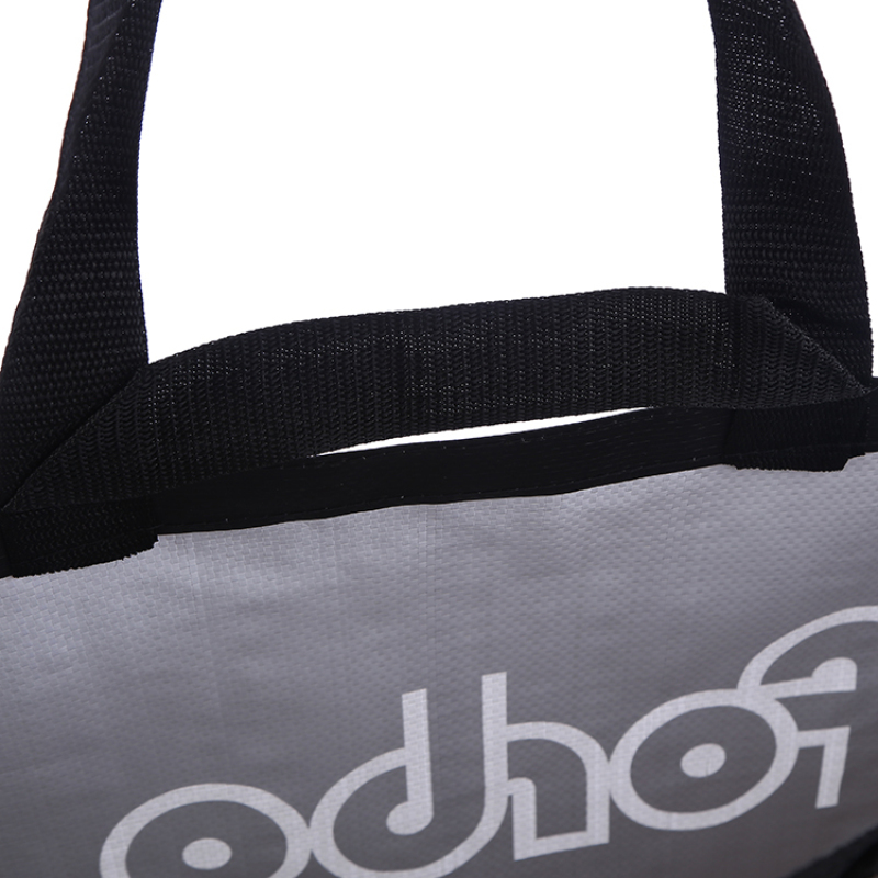 Customized PP  woven Bags with your own logo, Reusable Grocery Bag with handle
