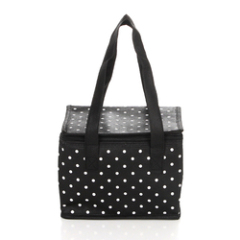 Reusable eco friendly custom logo non woven outdoor insulated cooler tote bag