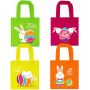 Colorful Non-Woven Bags,  Gift Tote Bags Reusable Candy Bags with Handle for Easter Party Favors