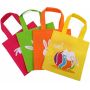 Colorful Non-Woven Bags,  Gift Tote Bags Reusable Candy Bags with Handle for Easter Party Favors