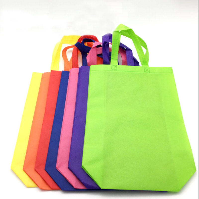 Stock ultrasonic factory price advertising carry bag wholesale eco reuseable pp non woven bag
