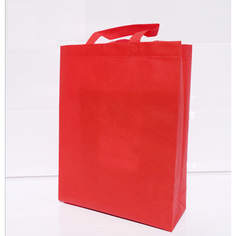 Stock ultrasonic factory price advertising carry bag wholesale eco reuseable pp non woven bag