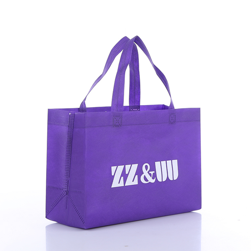 Stock ultrasonic factory price advertising carry bag wholesale eco reuseable pp non woven bag