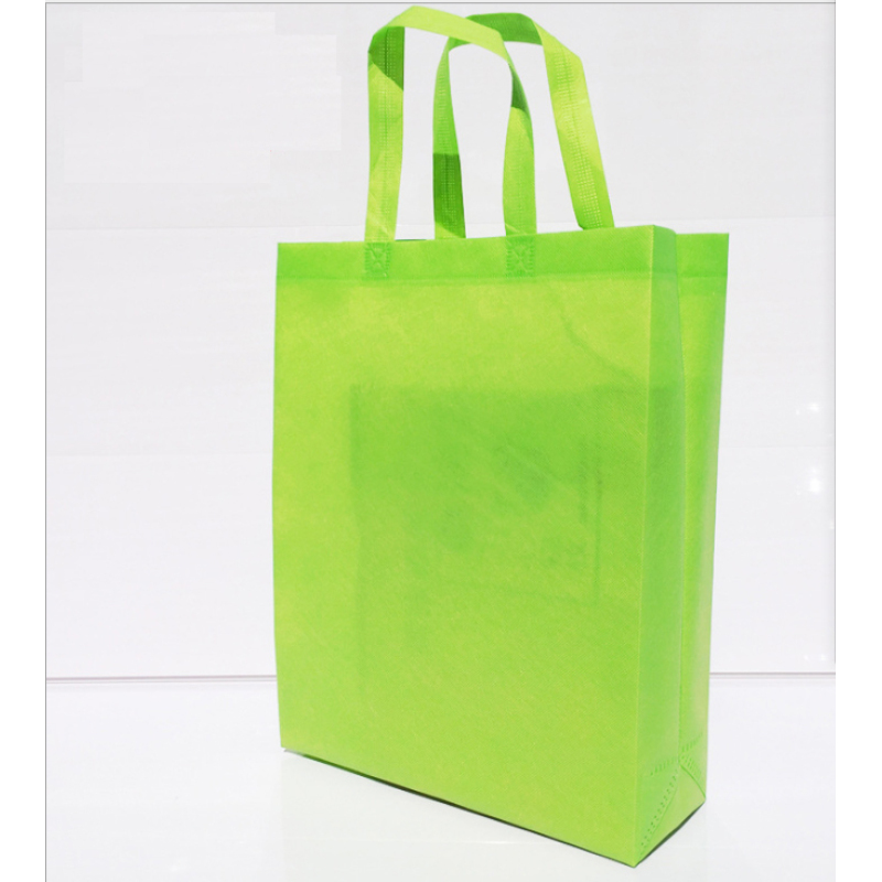 Stock ultrasonic factory price advertising carry bag wholesale eco reuseable pp non woven bag