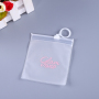 Custom Earrings Necklace Packaging Zipper Bag Transparent PVC Jewelry Cosmetics Ziplock Bag