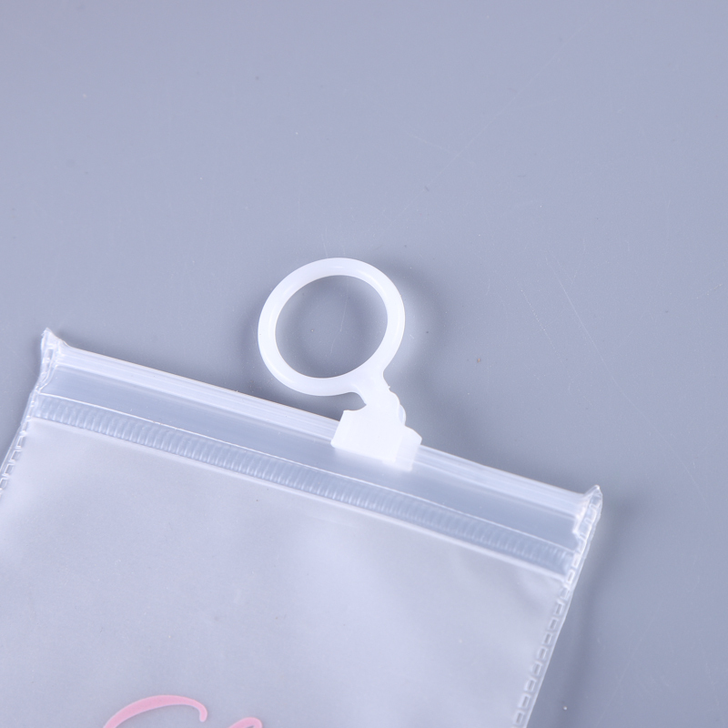 Custom Earrings Necklace Packaging Zipper Bag Transparent PVC Jewelry Cosmetics Ziplock Bag