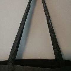 wholesale cheap eco-friendly black  sewing  heavy duty 120gsm non woven polypropylene  promotional tote shopping bag   bag