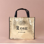 cheap price manufacturer reusable Metallic Foil Laminated shopping non woven fabric bag