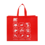 High quality promotional custom design eco friendly ultrasonic laminated pp non woven shopping tote bag