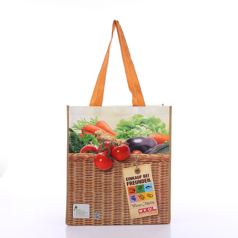 Wholesale High Quality Custom PP Woven Laminated Grocery Shopping Bag  Manufacturer