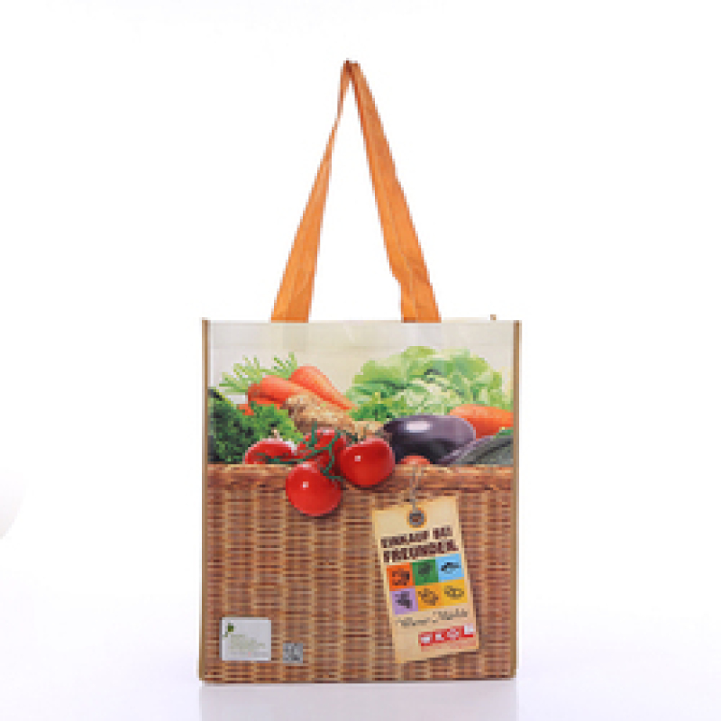 Wholesale High Quality Custom PP Woven Laminated Grocery Shopping Bag  Manufacturer