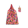 Wholesale washable 210T polyester nylon reusable foldable carry bags for shopping