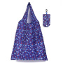 Wholesale washable 210T polyester nylon reusable foldable carry bags for shopping