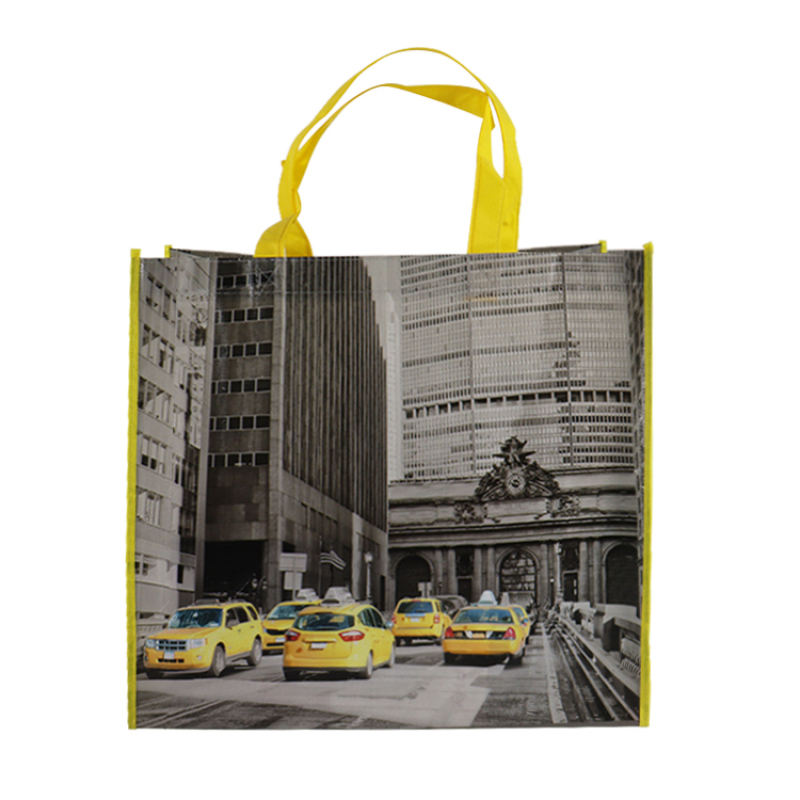 Reusable polypropylene packaging laminated ceo non woven bag shopping tote bag with custom logo